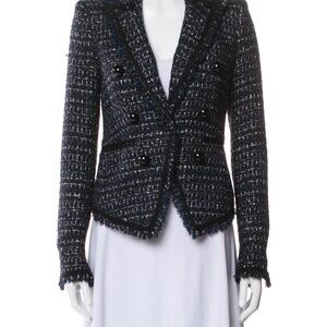 Veronica Beard Navy Tweed Jacket